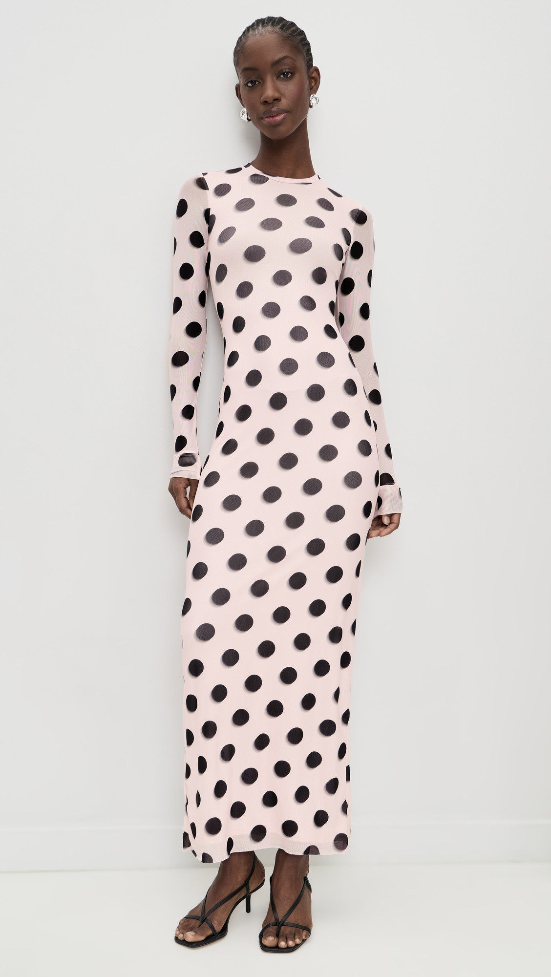 AFRM Didi Dress Rose Blur Dot XL | Shopbop