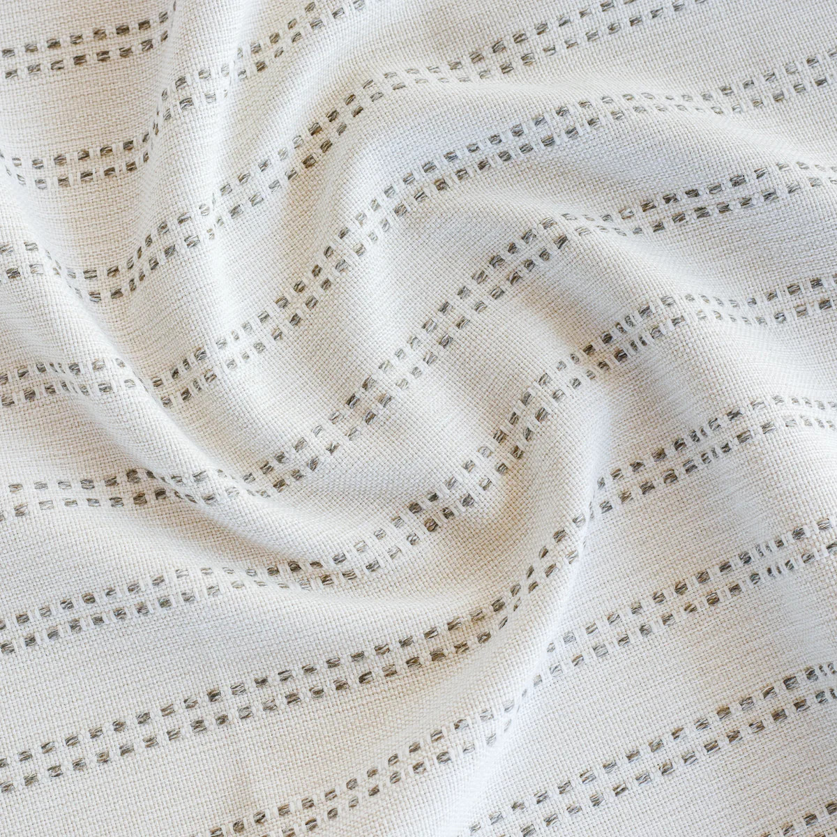 Elodie Stripe Fabric, Felt | Tonic Living