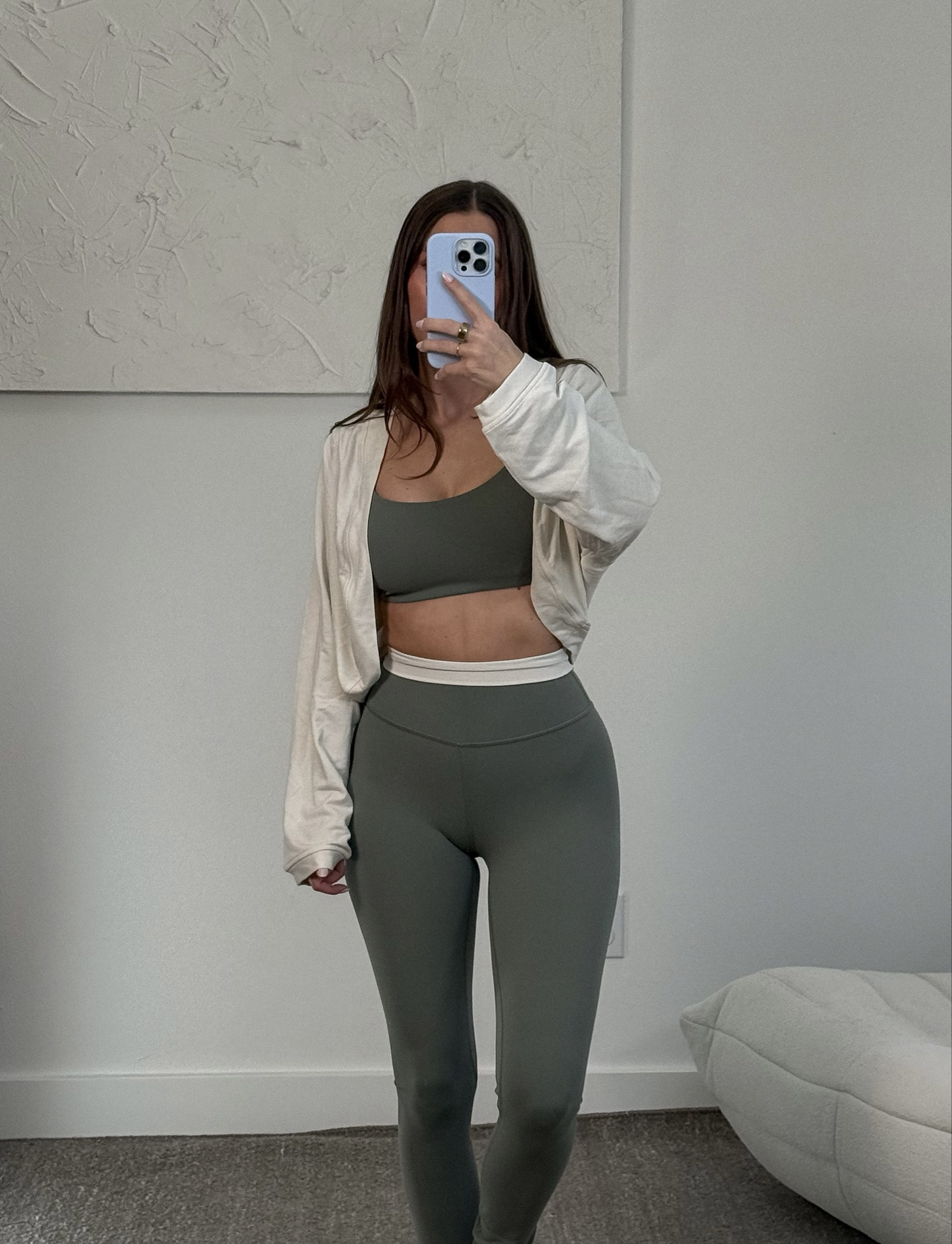this combo has been such a good mix of cozy and supportive lately 🤍 the wunder train bra is compressive without feeling too tight and i love throwing the becalm shrug over the trim leggings for pilates or errands

lululemon, lululemon wunder train bra, lululemon leggings, trim leggings, becalm shrug, pilates outfit, workout outfit women, athleisure outfit, matching workout set, casual activewear, cozy activewear, gym outfit women, comfy workout clothes, spring outfit ideas, everyday outfit inspo, sporty chic outfit, neutral outfit aesthetic

#LTKActive #LTKdayinmylife #LTKfitnessgoals