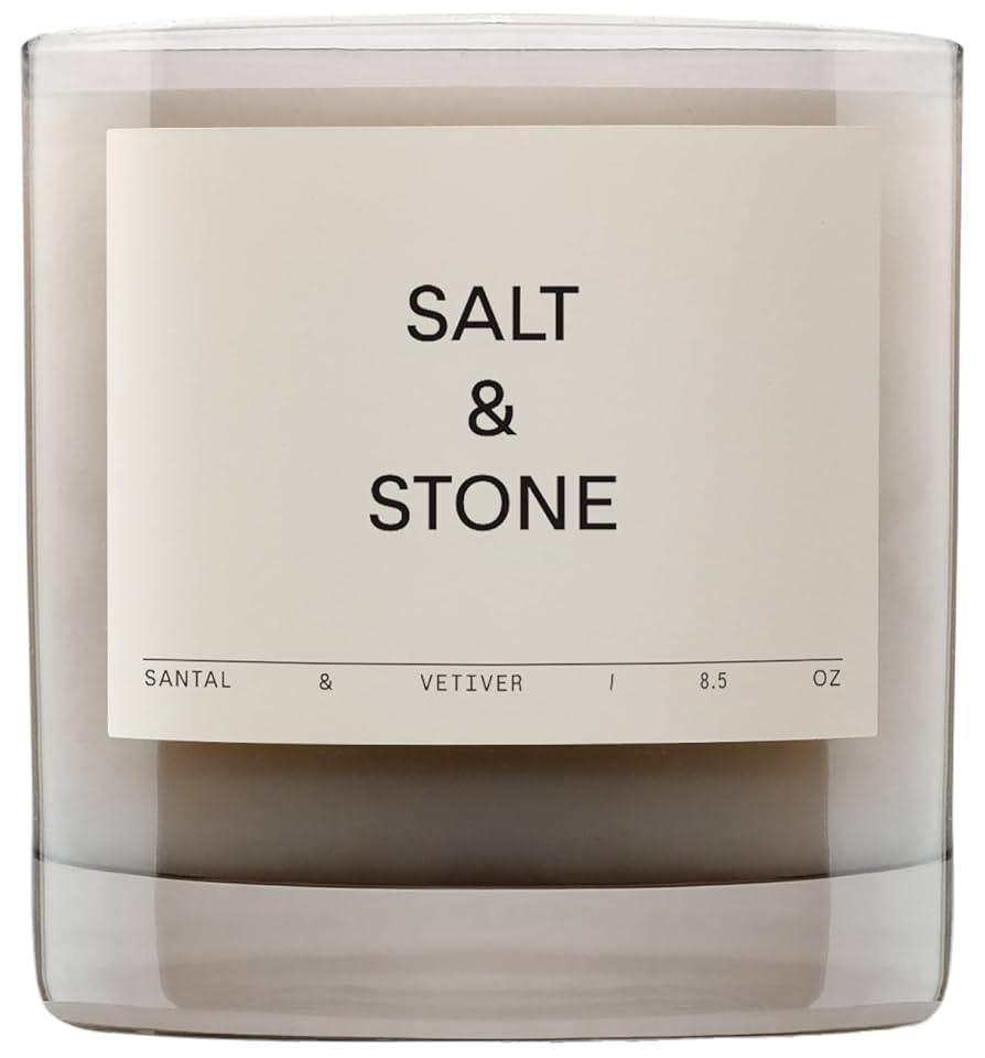 SALT & STONE Scented Candle for Women & Men | Hand-Poured, Aromatic & Fragrant | Coconut & Soy Bl... | Amazon (US)