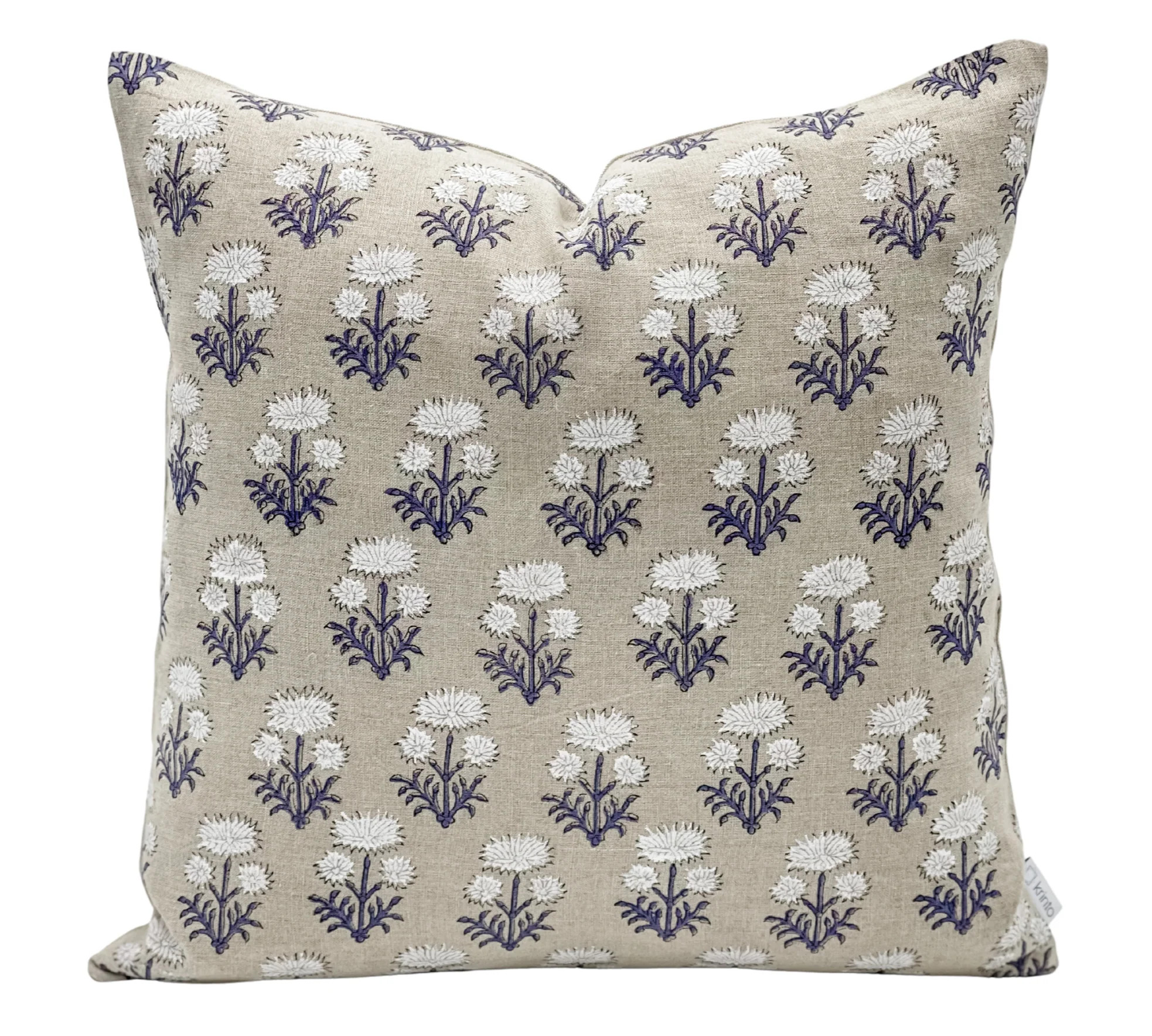 Ojai in Blue/Chalk Pillow Cover | Krinto