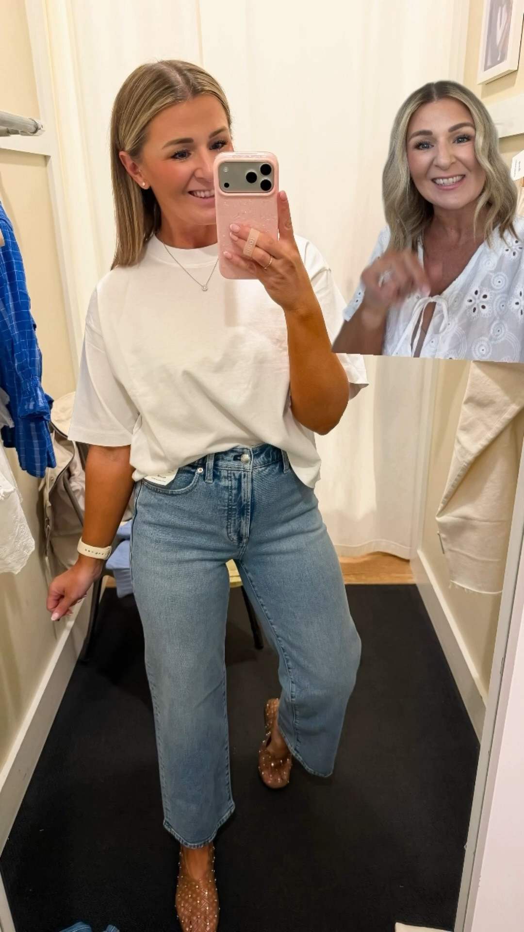 Perfect vintage wide leg crop. So soft. Immediately feel amazing as soon as you put them on your body.

Wearing a 27 regular in the pic
Also tried a 27short and they were cute too! More of a true cropped fit

#LTKxMadewell #LTKSaleAlert