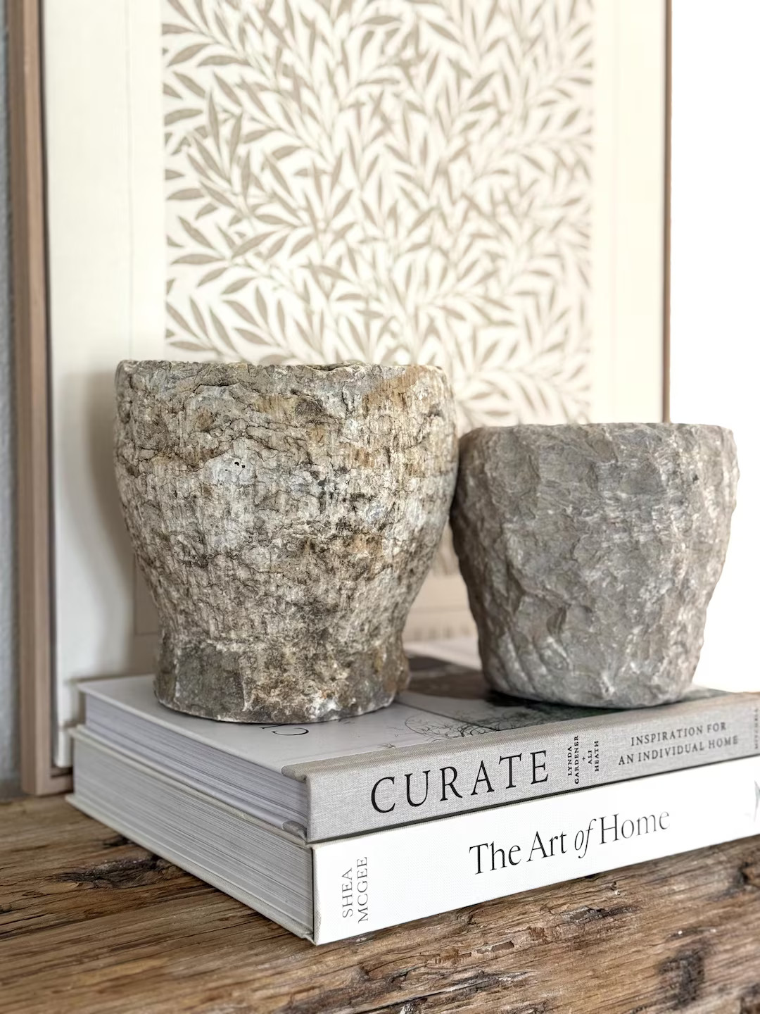 Rooted in centuries of tradition, this limestone mortar has bound together the walls of enduring ... | Etsy (US)