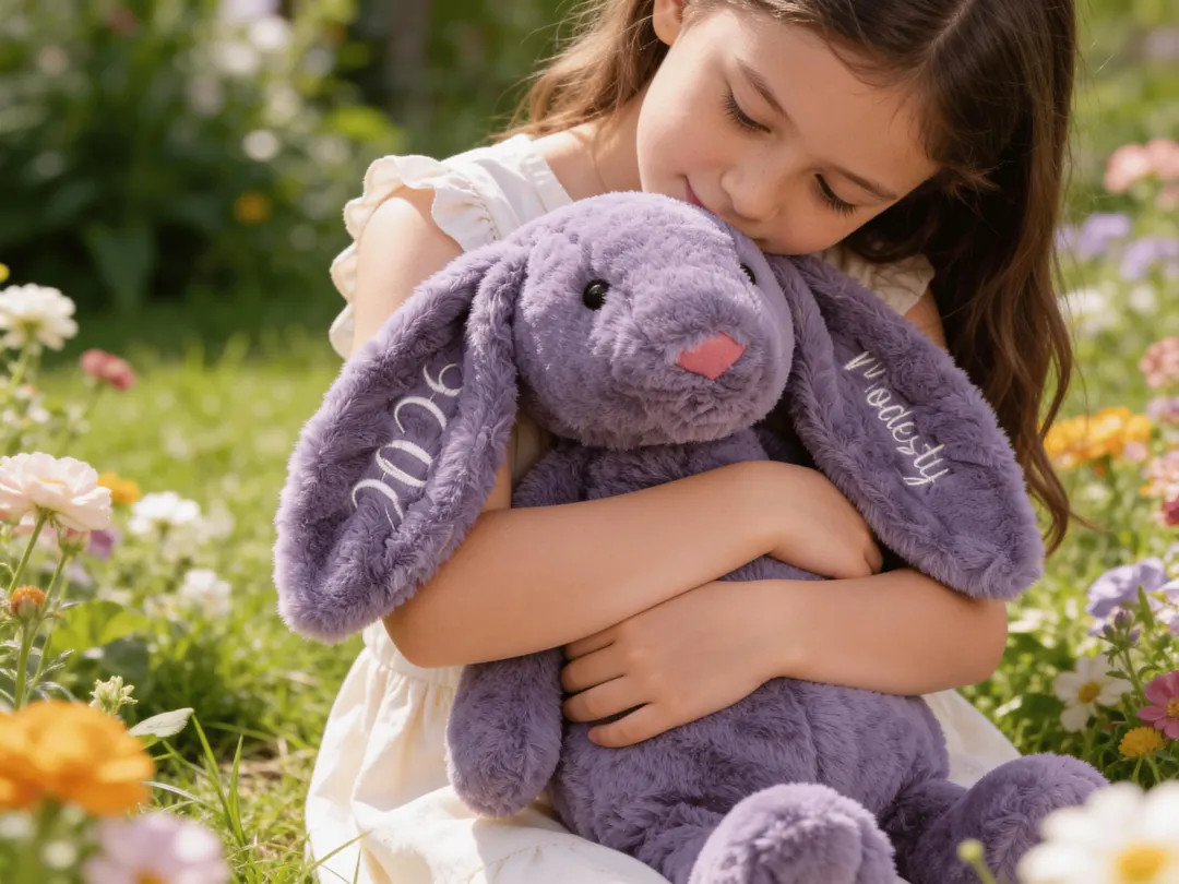 Personalized Embroidered Easter Bunny Rabbit, Easter Bunny Gifts For Boys Girls, Baby Gift, Baby ... | Etsy (US)