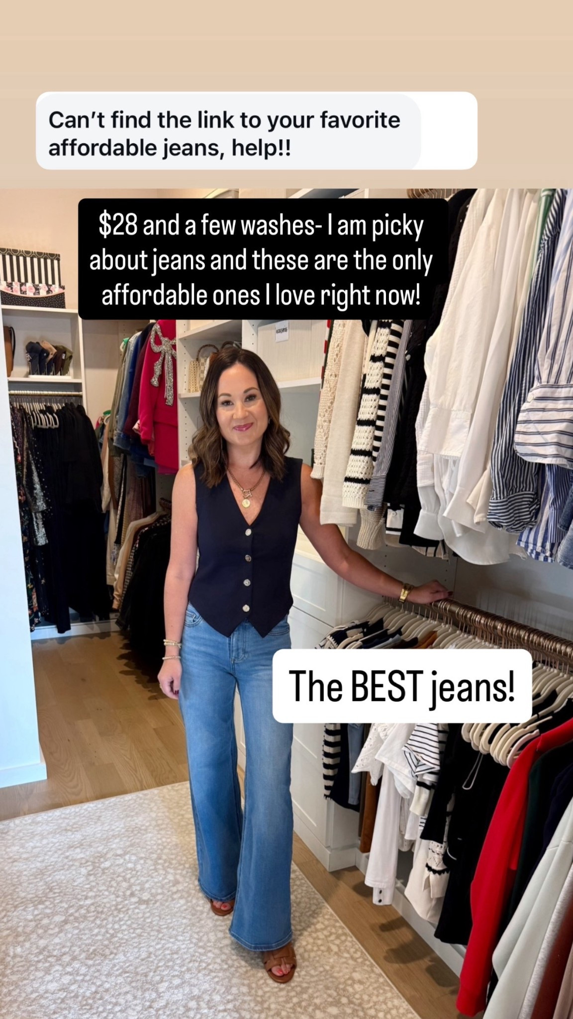 Seriously these jeans look and feel designer and they are only $28! Comfortable and stretchy! Size up one size if between sizes . I am in a 2 regular 

#LTKOver40 #LTKFindsUnder50 #LTKFindsUnder100