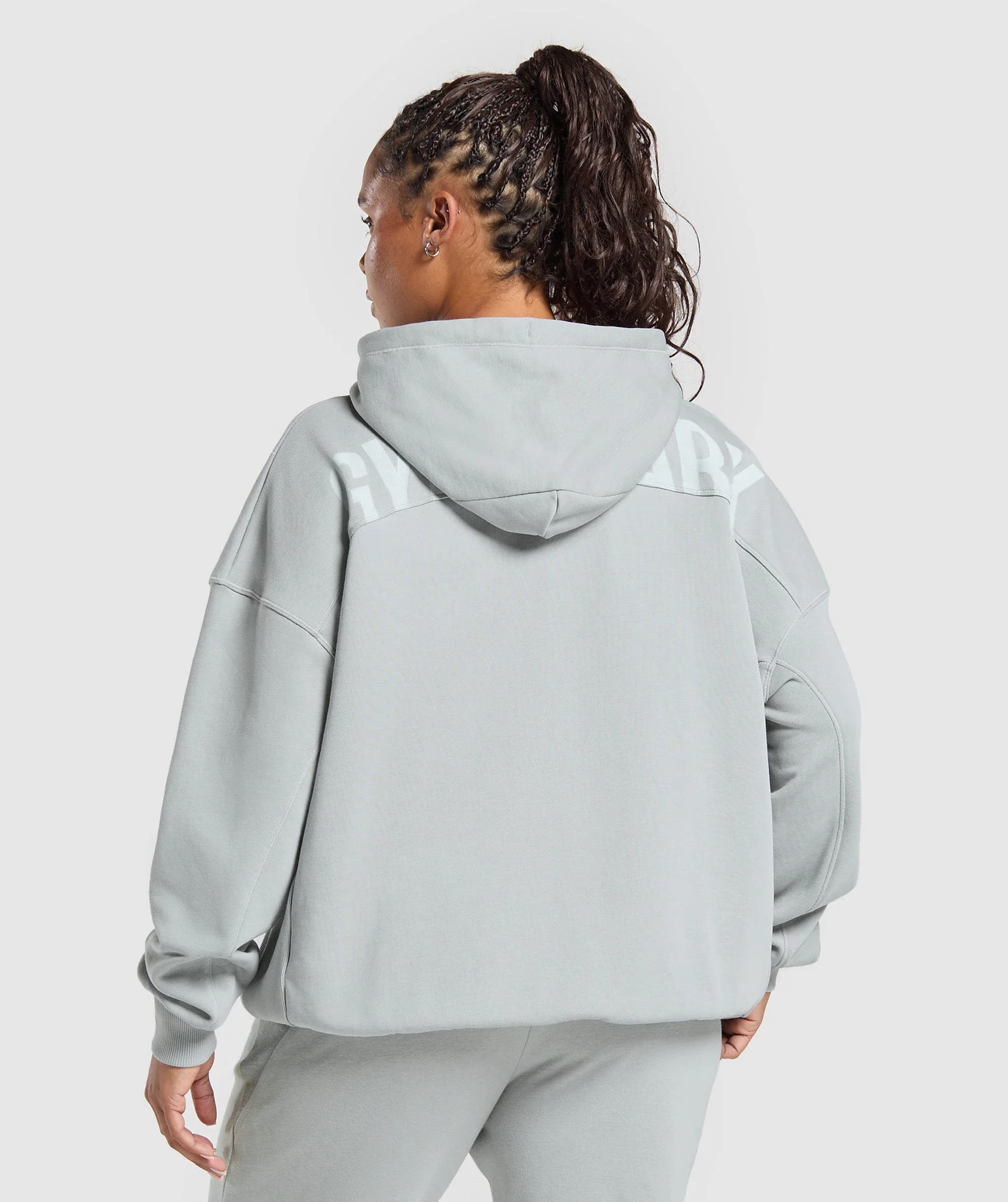 Gymshark Power Hoodie - Silver Grey | Gymshark CA