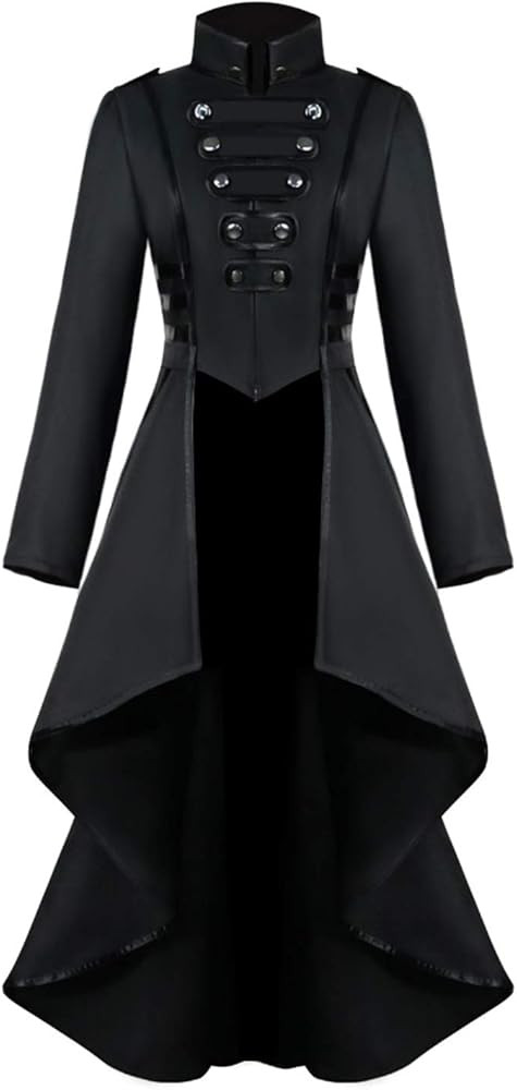 Renaissance Steampunk Tailcoat Halloween Costumes for Women, Victorian Medieval Pirate Vampire Gothi | Amazon (US)