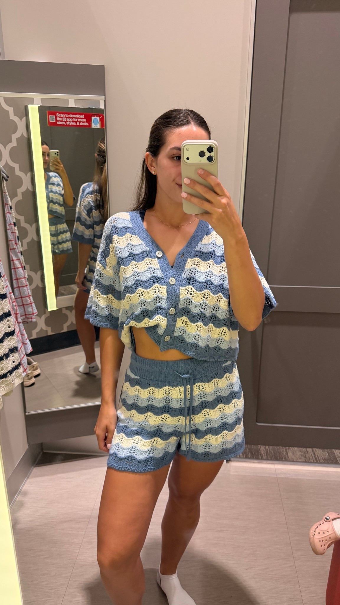 New spring arrivals at target! Love a crochet set for a coverup or for after a beach day on vacation! Wearing size M! 

#LTKTravel #LTKSwim #LTKootd