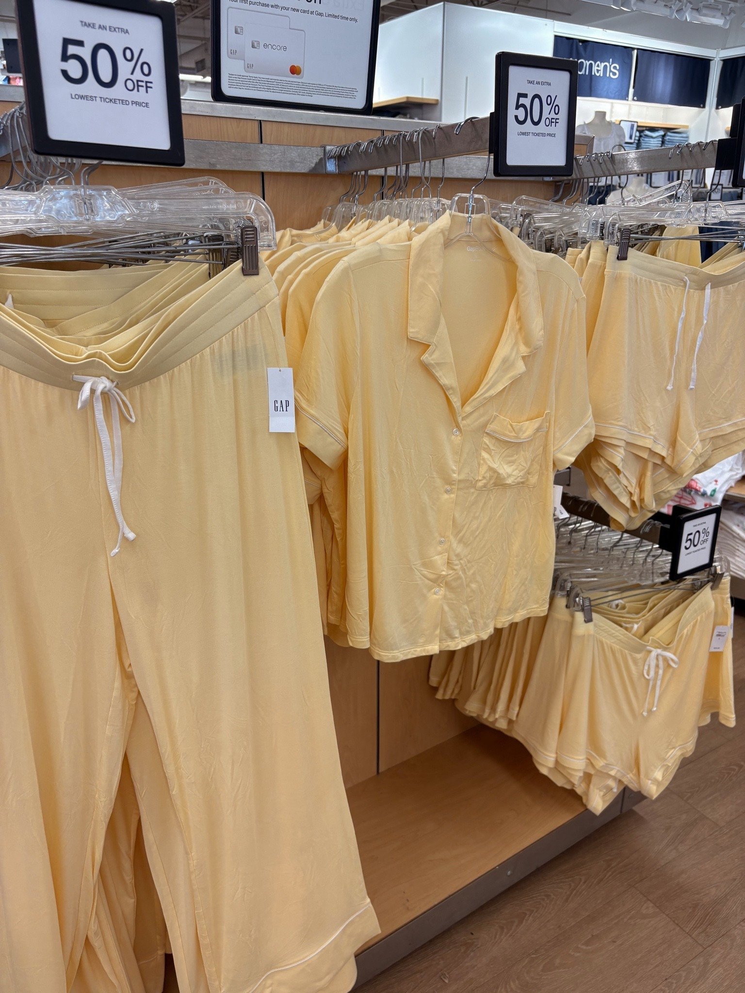 Yellow Pajamas on Sale for Gap