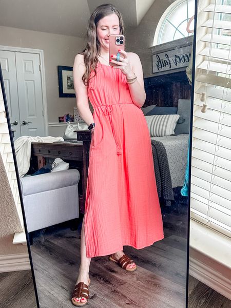 This $20 @walmart dress is so light and breezy and I love the tie shoulder detail! Perfect for a super hot summer if you still want to look put together! 

#LTKxWalmart #LTKStyleTip #LTKSaleAlert