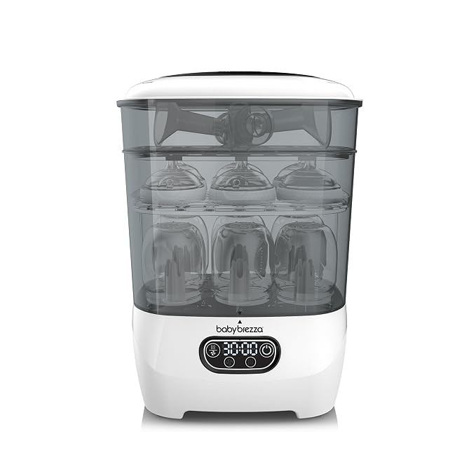 Baby Brezza Bottle Sterilizer and Dryer Advanced – 33% Faster - Largest Capacity Steam Sanitize... | Amazon (US)