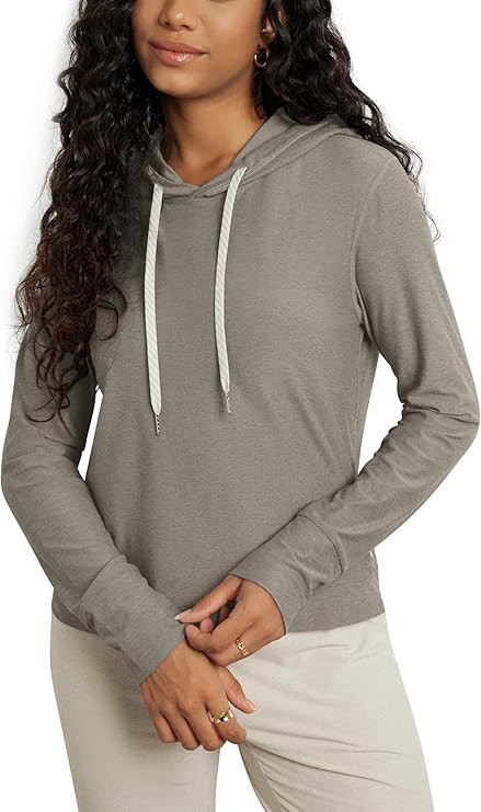 ODODOS Women's Essential Hoodie - Ultra Soft odSTRATUM Tech Pullover UPF 50+ Moisture Wicking Lon... | Amazon (US)
