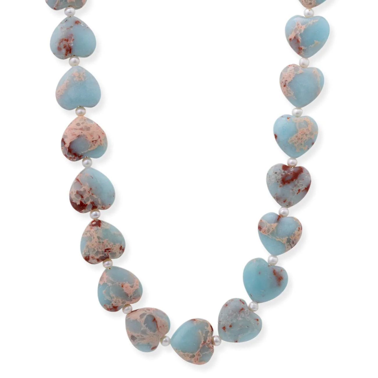 Murphy Powder Blue Heart Necklace | BRACHA