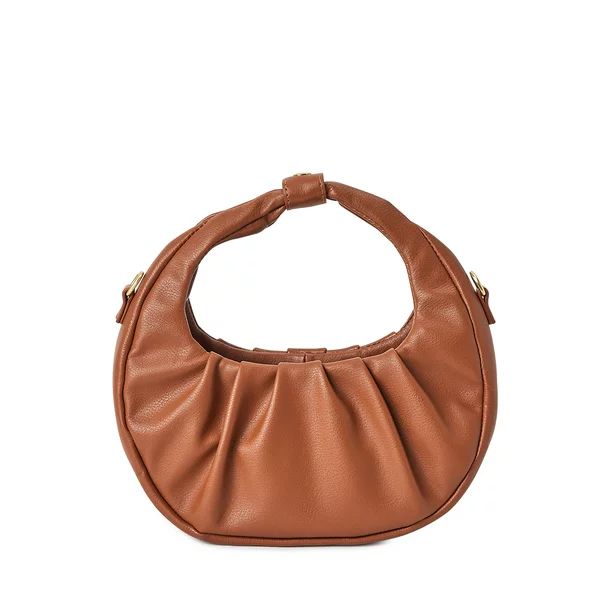 Scoop Women's Crescent Crossbody Bag Cognac - Walmart.com | Walmart (US)