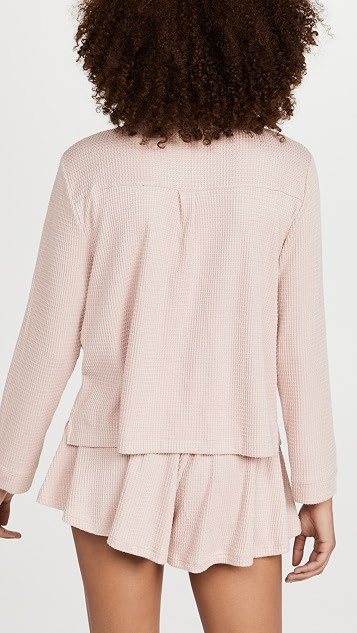 Morning Ritual Brushed Waffle Lounge Set | Shopbop