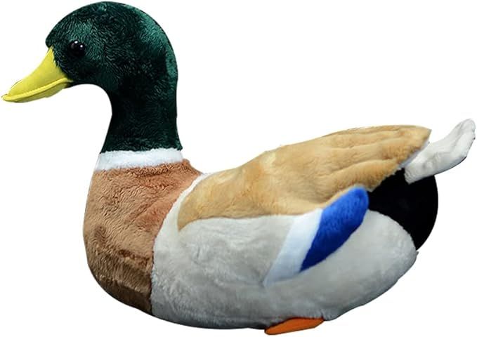 FRANKIEZHOU Realistic Mallard Duck Plush-12”Long, Lifelike Duck Stuffed Animal, Duck Plush, Sof... | Amazon (US)