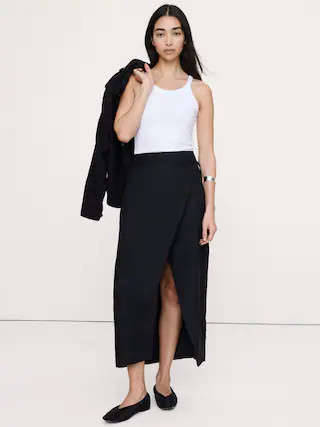 Ribbed Scoop-Neck Tank | Banana Republic (CA)