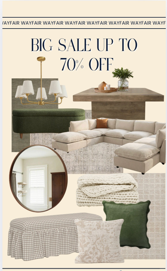 Wayfair Fall Sale, Up to 70% off! 

 #LTKhome
