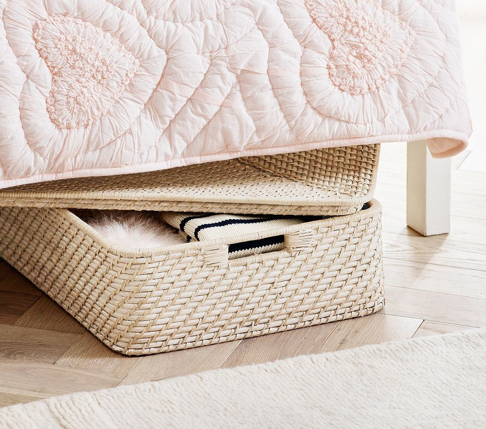 Quinn Lidded Underbed Storage | Pottery Barn Kids