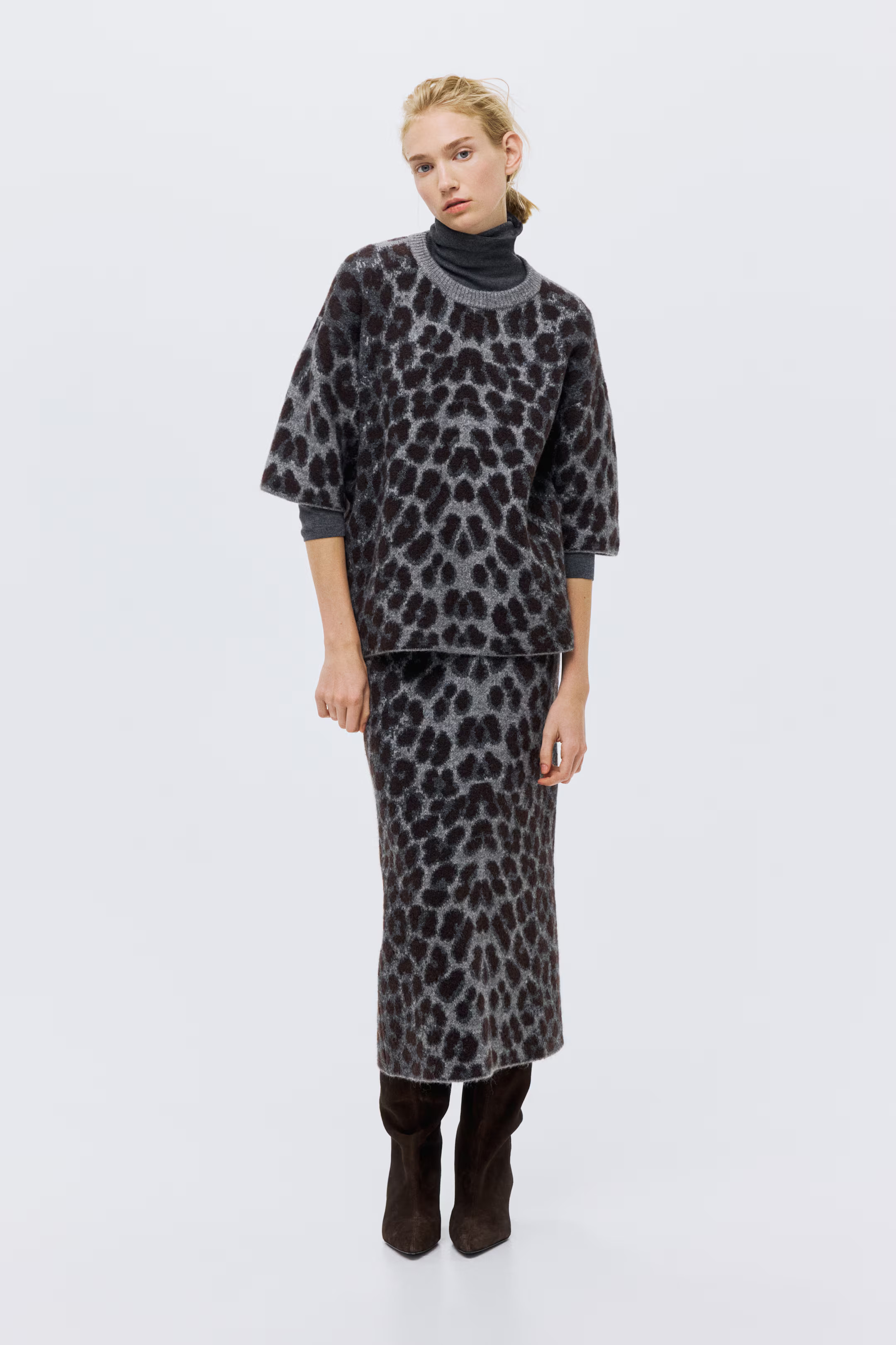 Kastiger Jacquardpullover | H&M (DE, AT, CH, NL, FI)