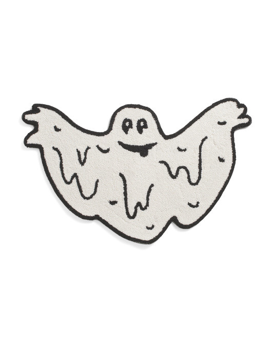 20x32 Shaped Ghost Hooked Rug | TJ Maxx