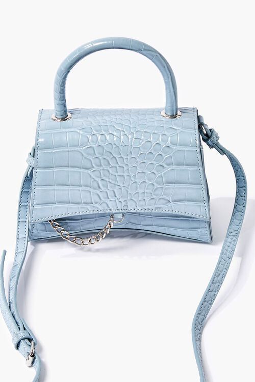 Faux Croc Leather Crossbody Bag | Forever 21 (US)