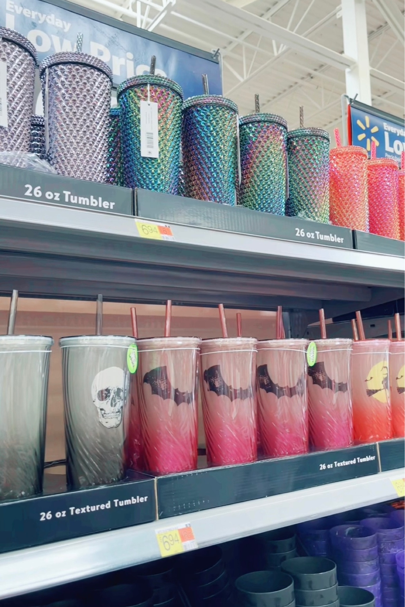 🦇 New Glow in the Dark Halloween and Textured Tumblers at Walmart y’all! 
$6.94 Each! 

#LTKHalloween #LTKHoliday #LTKSeasonal