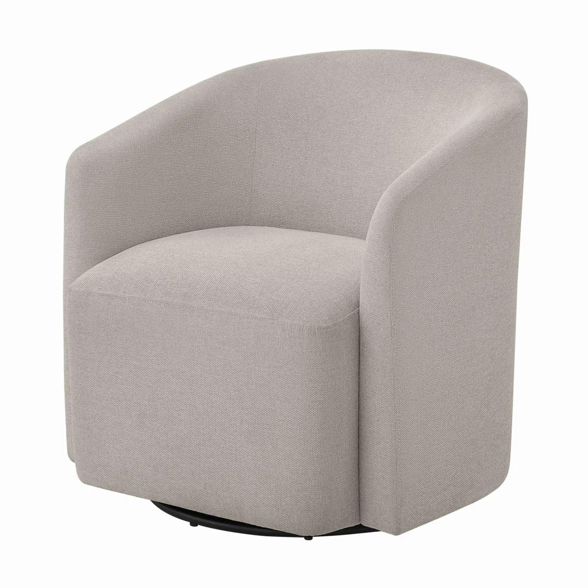 Modern Minimalist Design 360 Swivel Barrel Chair | Wayfair North America