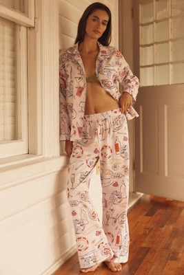 LyreBird Cloud Flannel Pajama Pants | Anthropologie (US)