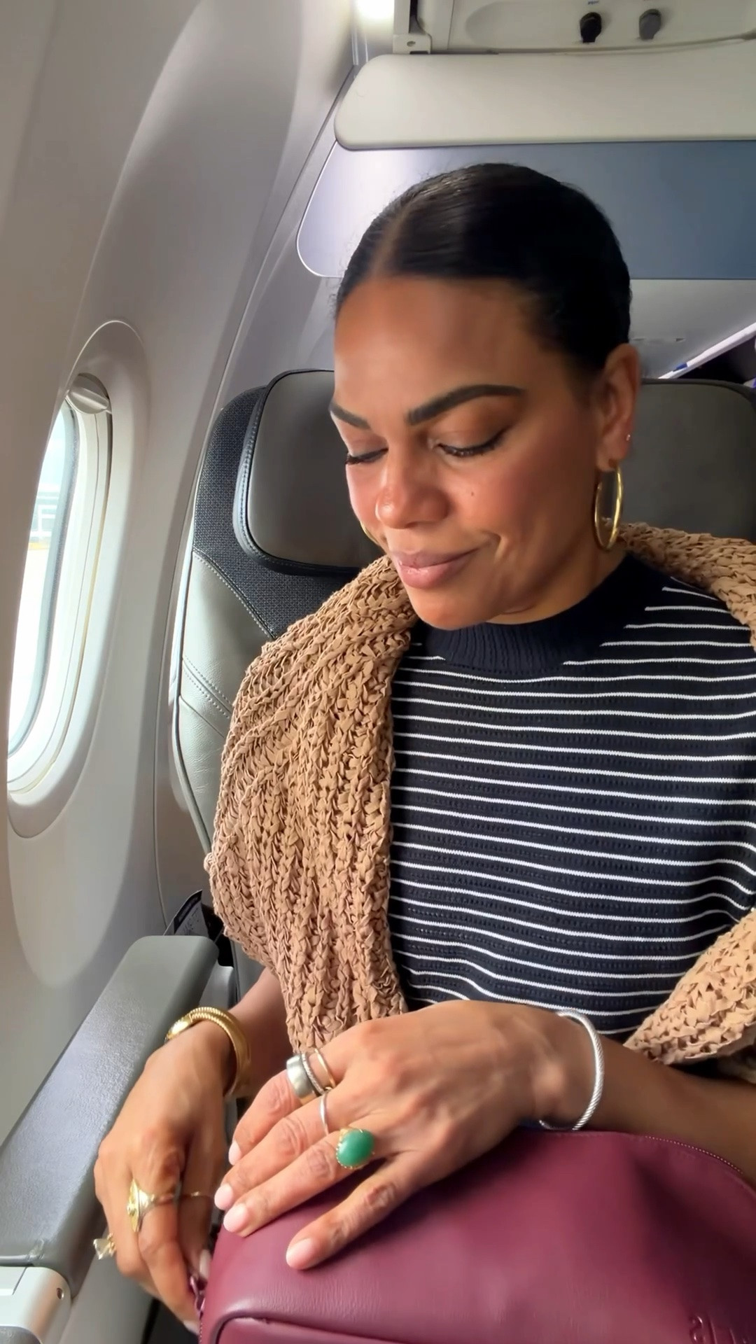 My travel outfit plus everything in my airplane bag!

#LTKTravel #LTKOver40