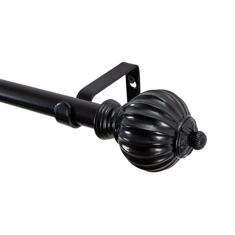 Spalding Adjustable 0.75&quot; Single Curtain Rod | Wayfair Professional
