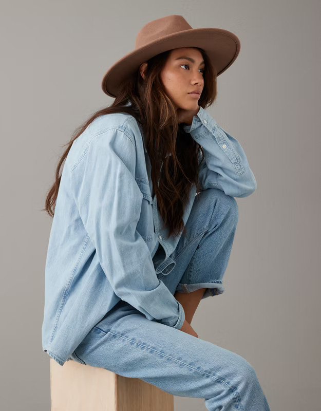 AE Wide-Brim Felt Hat | American Eagle Outfitters (US & CA)