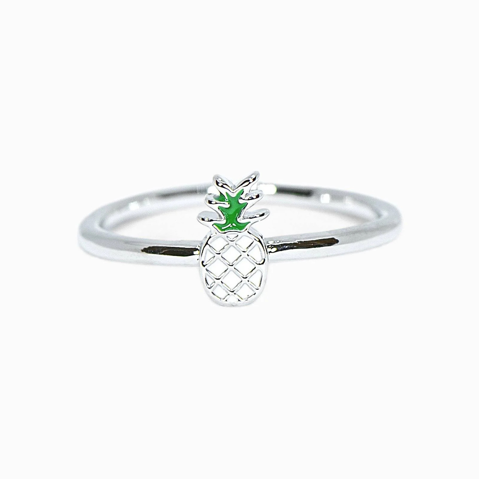 Enamel Pineapple Ring | Pura Vida Bracelets