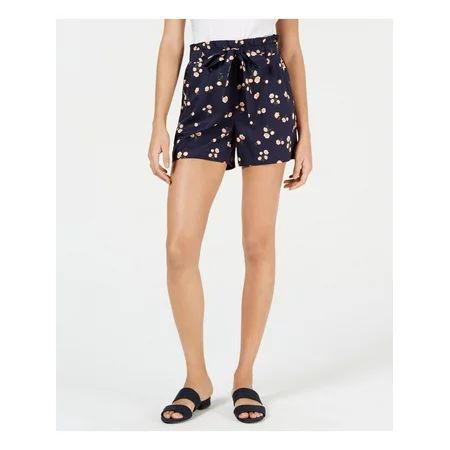 MAISON JULES Womens Navy Floral Shorts Size XXS | Walmart (US)