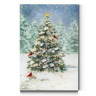Cardinals and Christmas-Premium Gallery Wrapped Canvas - Ready to Hang - Overstock - 32314655 | Bed Bath & Beyond