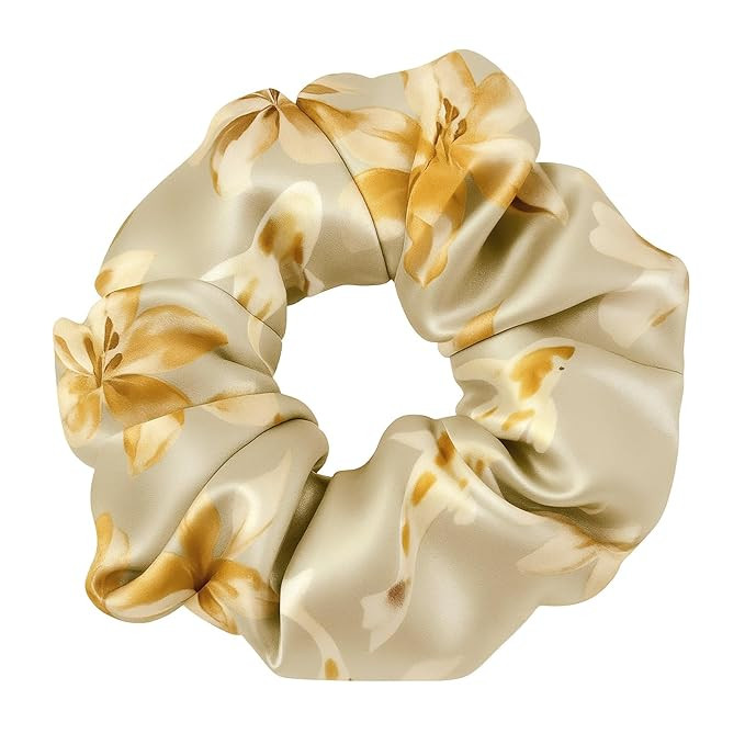 LILYSILK Silk Hair Scrunchies Ties for Frizz & Breakage Prevention 100% Mulberry No Damage Elasti... | Amazon (US)