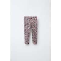 Zara - Printed Ribbed Leggings - Multicolored - 1½ Years (33,9 Inches) - Kids | Zara US