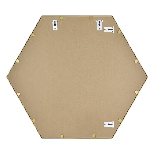 30" x 26" Metal Hexagon Mirror MDF Back - Project 62™ | Target