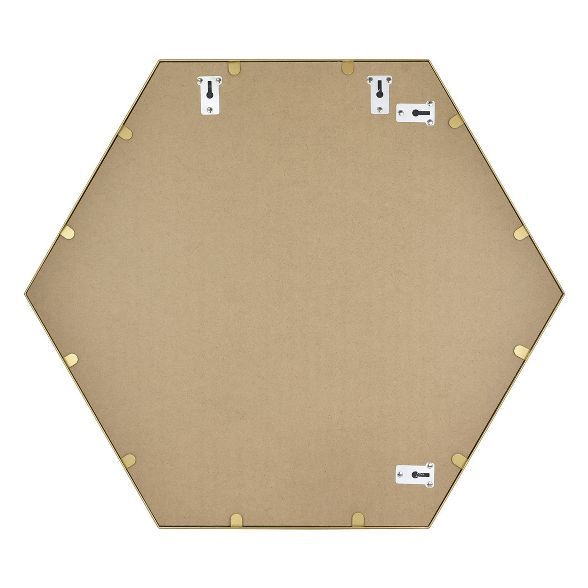 30" x 26" Metal Hexagon Mirror MDF Back - Project 62™ | Target