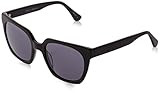 Joe's Jeans Women's JJ 1004 Modified Cat Eye Fashion Designer Sunglasses Cateye, Black Frame, 140 mm | Amazon (US)