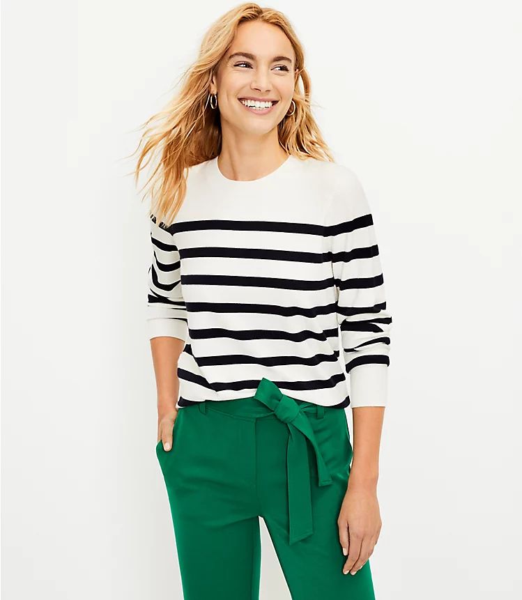 Striped Sweater | LOFT | LOFT