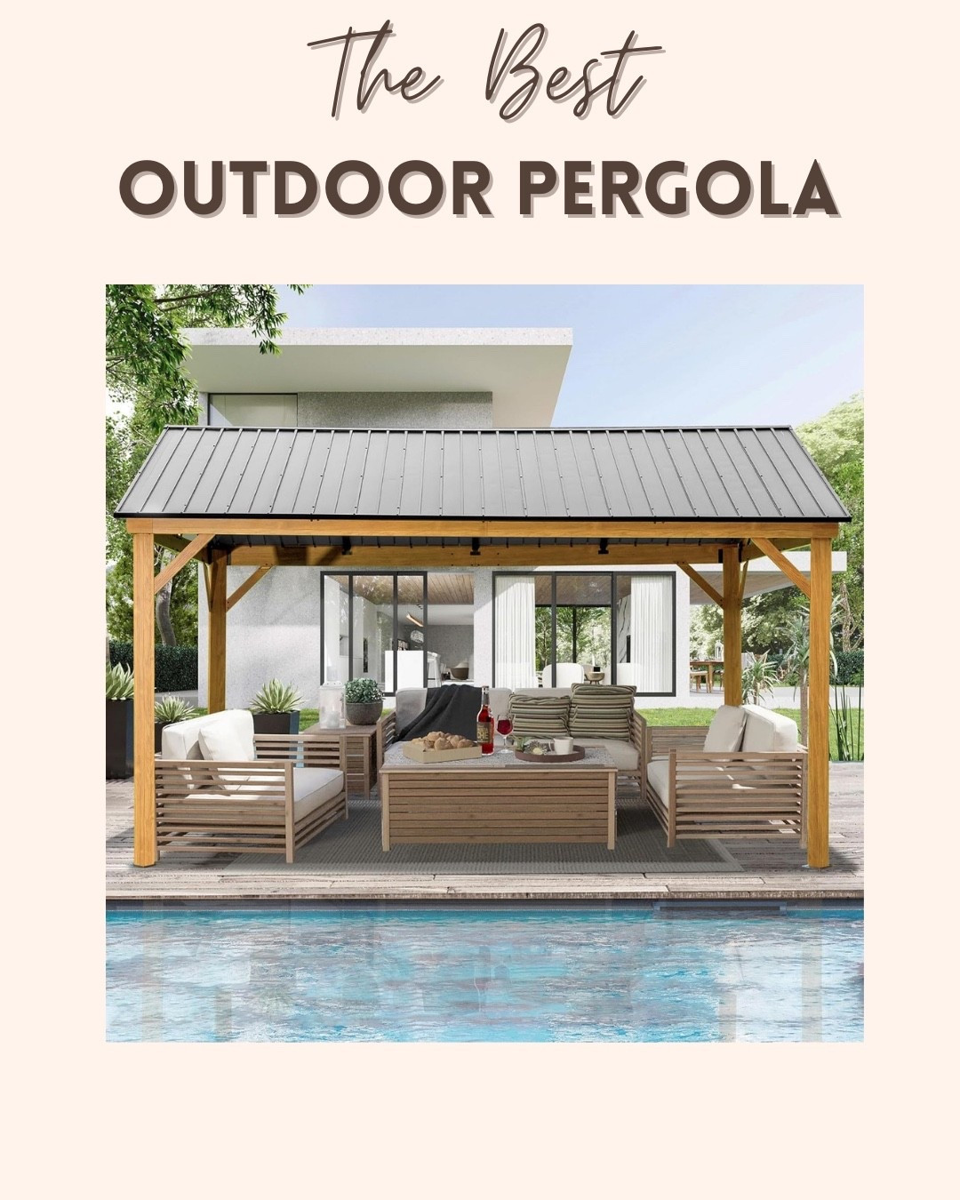 The best outdoor pergola to get your home ready for the summer season! 

#LTKHome #LTKSwim #LTKSpringSale