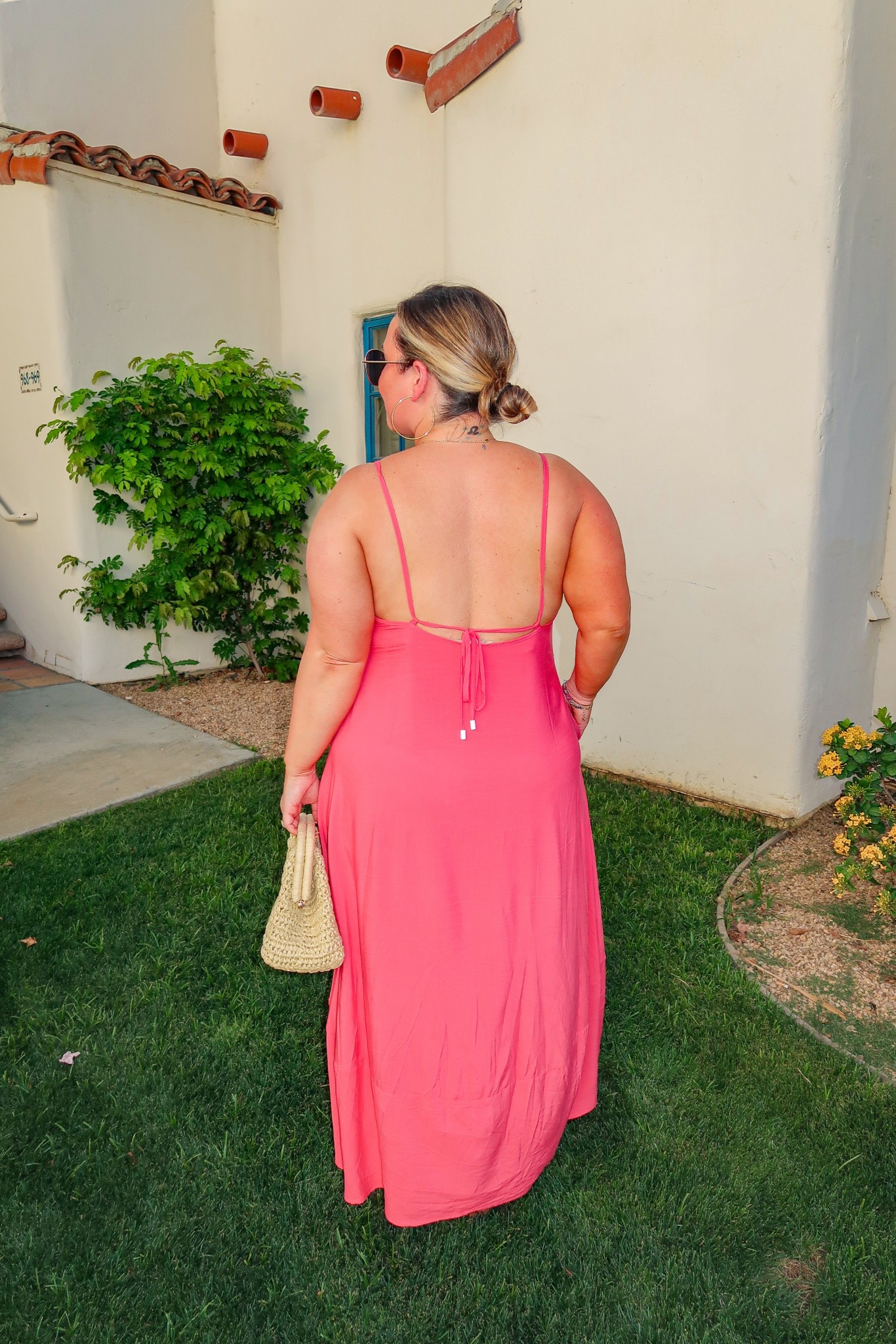 Anthropologie code SHELLI20 for discount on full price orders over $100! 
Wearing size LARGE 

Petite style, summer dress, summer style, resort wear, travel style, summer outfit, travel outfit 

#LTKMidsize #LTKPetite #LTKTravel