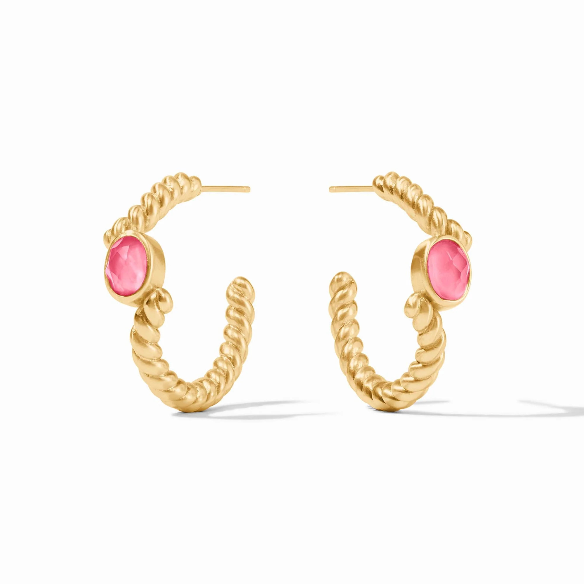 Nassau Stone Hoop Earrings | Julie Vos | Julie Vos