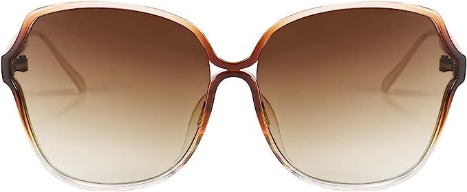 FEISEDY Fashion Butterfly Oversized Jackie O Sunglasses Shades for WOMEN B9022 | Amazon (US)