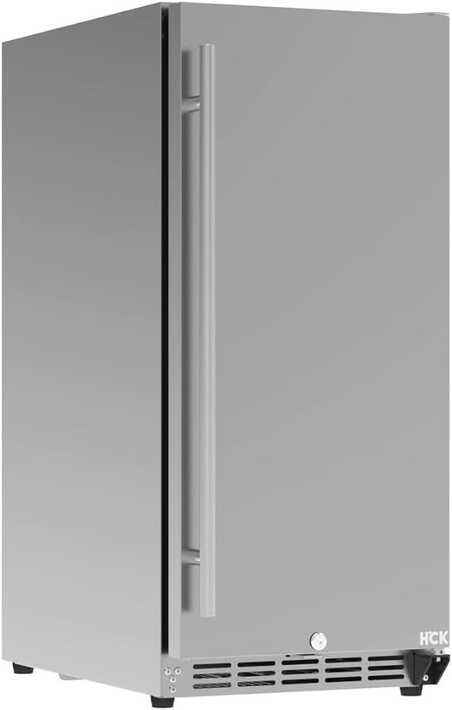 Amazon.com: HCK 3.18 cu. ft. 15 Inch 90 can Commercial Grade Built-in Indoor/Outdoor Beverage Fri... | Amazon (US)