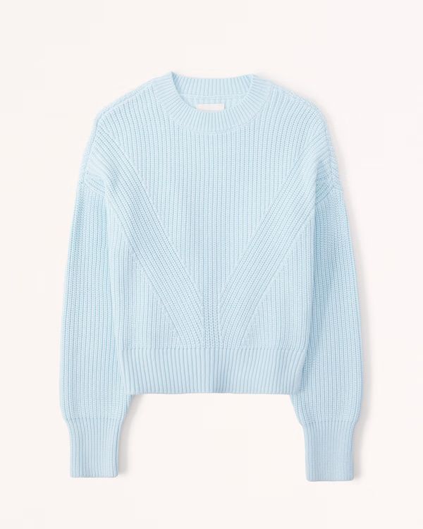 Ribbed Classic Crew Sweater | Abercrombie & Fitch (US)