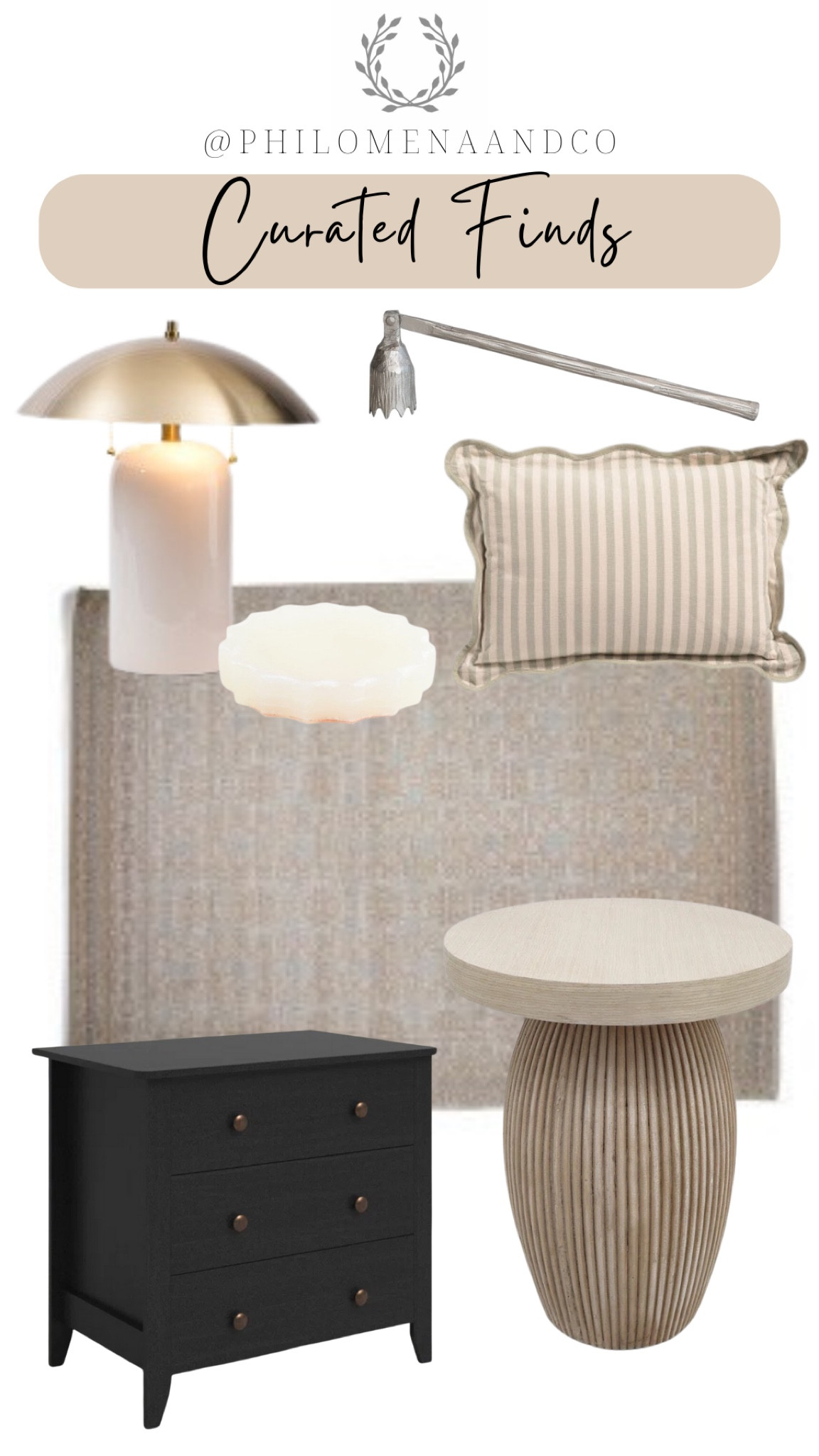 Area rug, rug, affordable, neutral, home, ruffled pillow, throw pillow, accent pillow, candle snuffer, accent table. Side table, round side table, nightstand, black nightstand, table lamp

#LTKSaleAlert #LTKHome #LTKFindsUnder50