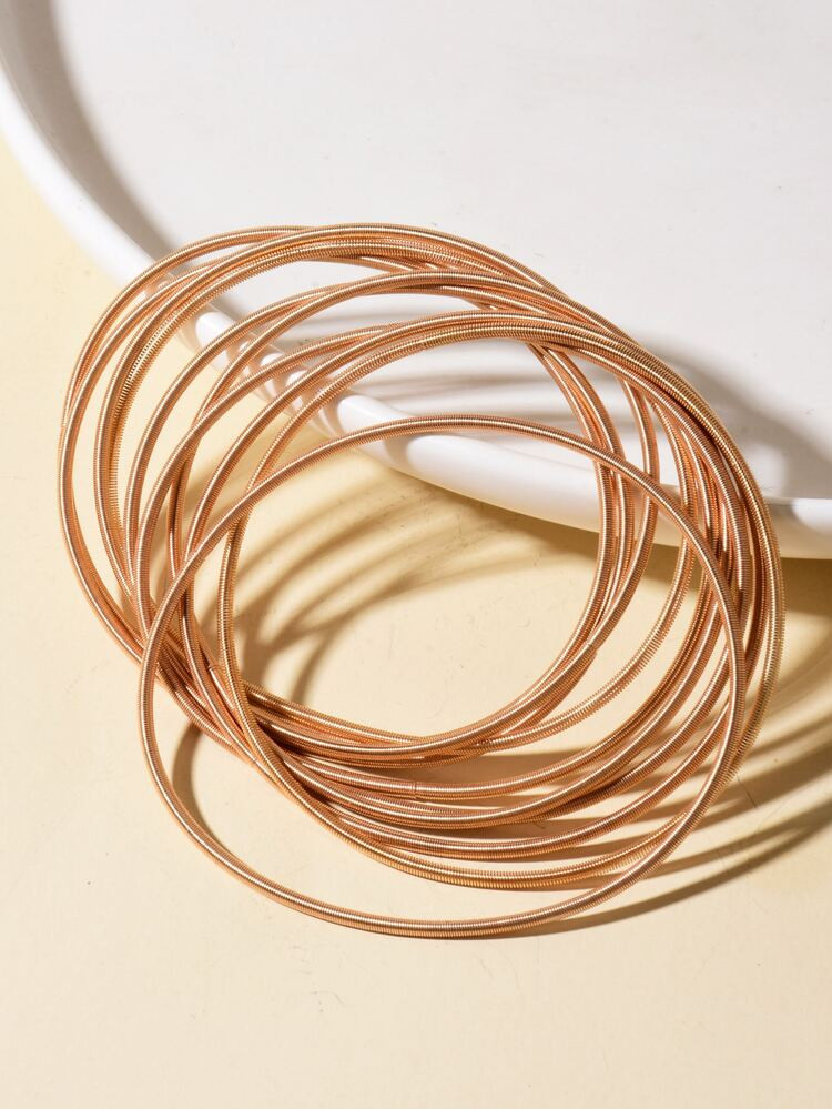 10pcs Minimalist Bangle | SHEIN