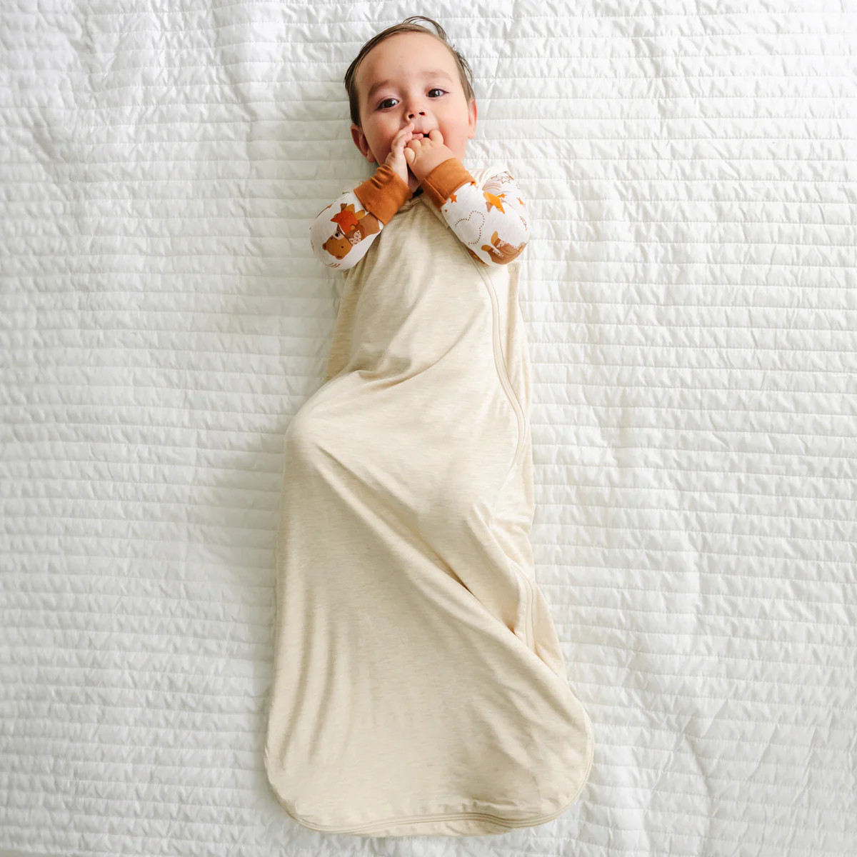 Heather Oatmeal Sleepy Bag | Little Sleepies